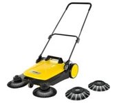 S 4 Twin 2-in-1 escoba Negro, Amarillo, Máquinas barredoras