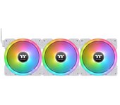 Thermaltake SWAFAN EX14 RGB PC Cooling Fan TT Premium Edition Pack de 3 Ventiladores 140 mm Blanco