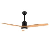 Cecotec EnergySilence Aero 5275 Black&Whitewood Ventilador de Techo con Luz LED y Mando 40W
