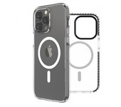 Muvit for Change Funda Recycletek Magsafe Shockproof 3m Transparente/Negra Apple iPhone 14 Pro Max