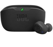 Auriculares JBL inalámbricos Bluetooth Vibe Buds con micrófono, Deep Bass y resistencia IP54 negros