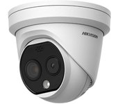 Cámara De Seguridad Ip Doble Hikvision Heatpro Turret Poe 4mp 3.6-4.3mm Exterior Ip66 - Ds-2td1228-3/qa