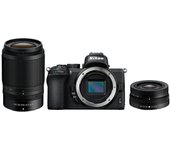 Cámara Digital Compacta Nikon Z50 20.9MP Zoom Óptico 16-50mm Sensor CMOS WiFi 4K Kit Doble Objetivo