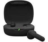 Auriculares JBL inalámbricos Bluetooth 5.3 True Wireless con micrófono y Pure Bass, negros