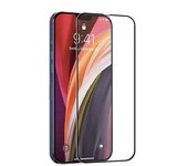 Muvit for Change Protector Pantalla Cristal Templado Marco Negro Antibacteriano para iPhone 13 Pro Max
