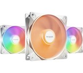 Ventilador suplementario be quiet! Light Wings LX 120mm 2200RPM ARGB triple pack white alta presión