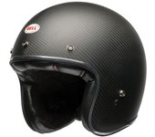 Bell Custom 500 Carbon Solid Casco Jet - Carbono