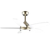 Cecotec EnergySilence Aero 4200 Gold&Whitewood Ventilador de Techo con Luz y Mando 53W