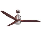 Ventilador de Techo Bel Air Home Bravo 132cm DC LED 1600lm 6 Velocidades Mando Blanco