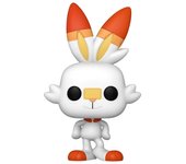 Figura coleccionable Funko Scorbunny Pokémon Vinilo Multicolor 105mm Caja con ventana