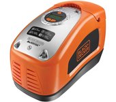 Black & Decker ASI300-QS Compresor Aire 230V CC 12V 160 PSI/11.03 bares con 3 Accesorios
