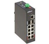 Switch Dahua DH-PFS3211-8GT-120-V2 8x Gigabit PoE 2x SFP Uplink 120W Carcasa Metálica