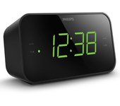 Philips TAR3306/12 Radiodespertador con Pantalla LED Digital y Función de Alarma Dual