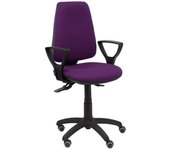 Piqueras y Crespo Elche S Bali Silla de Oficina Brazos Fijos Ruedas Parqué Morado