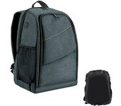 Mochila de cámara Bolsa de cámara Camina Gran capacidad Camina con portavoz de la computadora portátil Cubierta de lluvia para mujeres fotógrafos fotógrafos
