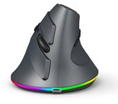 Ratón programable para juegos inalámbricos verticales 2.4G de conexión inalámbrica+BT Diseño ergonómico