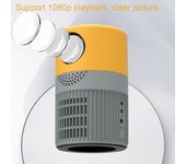Proyectador de vídeo LED YT400 para el cine en casa Miniproyector portátil claro