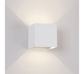 Aplique de exterior led davos 4000k (2x6w)