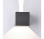 Aplique de exterior led davos 4000k (2x6w)