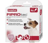 Beaphar Fiprotec Pipetas para Perros S (2-10 kg) - 4 pipetas