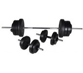 vidaXL Juego De Pesas 2 De Mancuernas 60.5 Kg