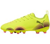 Botas de fútbol puma future 8 play fg/ag,yellow alert, niño