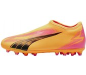 Botas de fútbol puma ultra match l mg sun stream infantil
