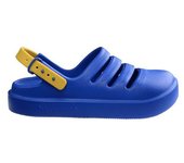 Zuecos havaianas kids clog infantil star blue/yellow gold