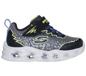Zapatillas skechers vortex 2.0 - zorento niño negro/amarillo