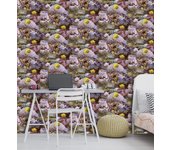 Papel pintado vinilo animales ecológico mundo marino multicolor