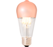 Bombilla led decorativa @led e27 6w 2700k (amarillo)