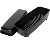 Asador giratorio de hierro 19x13.5x48.5 cm