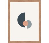 Cuadro pintado con marco shapes i 30 cm x 40 cm