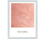 Cuadro pintado con marco pink marble 30 cm x 40 cm