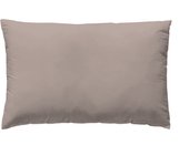 Funda de almohada wash garment percal 200 hilos smokey pink 45 x 125 cm