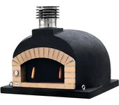 Horno leña olympus mons pro negro 110cm