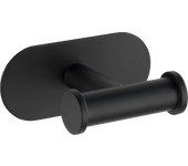 Percha de baño orea negro mate 10 x 4,5 x 6,5 cm