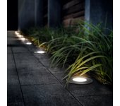 Foco de exterior empotrable led linares redondo 270 lm