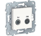 Toma de tv intermedia schneider new unica blanco