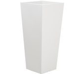 Maceta de polietileno de alta densidad newgarden blanco 26x58 cm