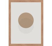 Cuadro pintado con marco shapes ii 30 cm x 40 cm