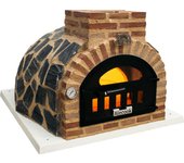 Horno exterior horno 80 cm piedra natural de para 8 personas de 104 cm ø
