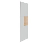 Puerta corredera armario bahréin blanco y roble 60x237x2 cm (anchoxaltoxgrosor)