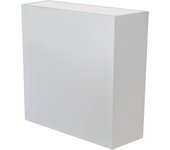 Maceta de polietileno de alta densidad newgarden blanco 80x80 cm