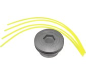 Bobina de hilo para cortabordes o desbrozadora de 2.4 mm y 0 m
