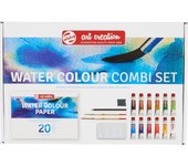 Set combi acuarela 12x12ml art creation