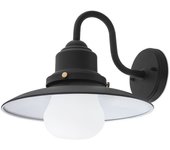 Aplique de exterior avenue negro