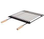 Parrilla de la barbacoa de acero inoxidable 46.5x2.7x41 cm