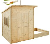 Caseta infantil de madera palm springs 264x126x160 cm