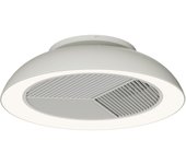 Ventilador de techo con luz sin aspas silencioso dc sulion chill gris 21 cm